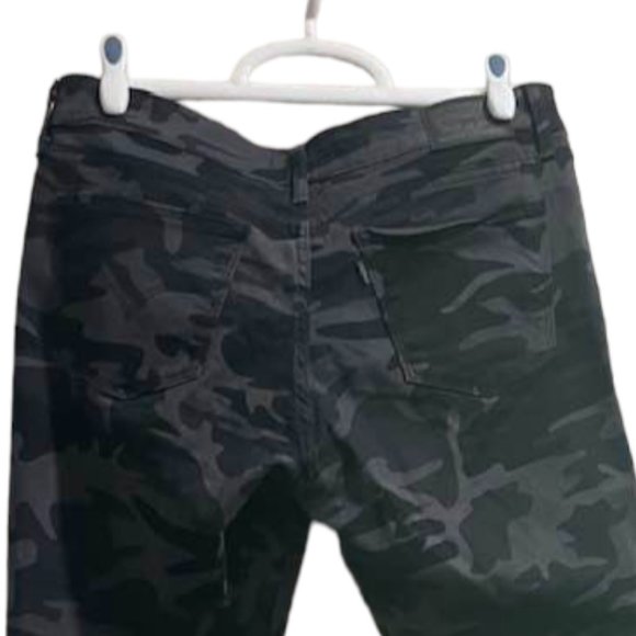 Levi Strauss 711 Original Riveted Grey Camo Jeans - Women - size W31 Petite - Picture 14 of 14
